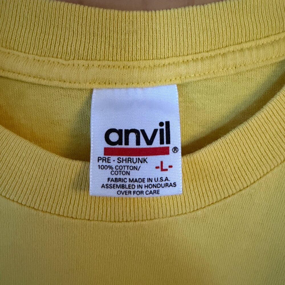 Soul Coughing Yellow T-shirt Size L - Picture 3 of 5